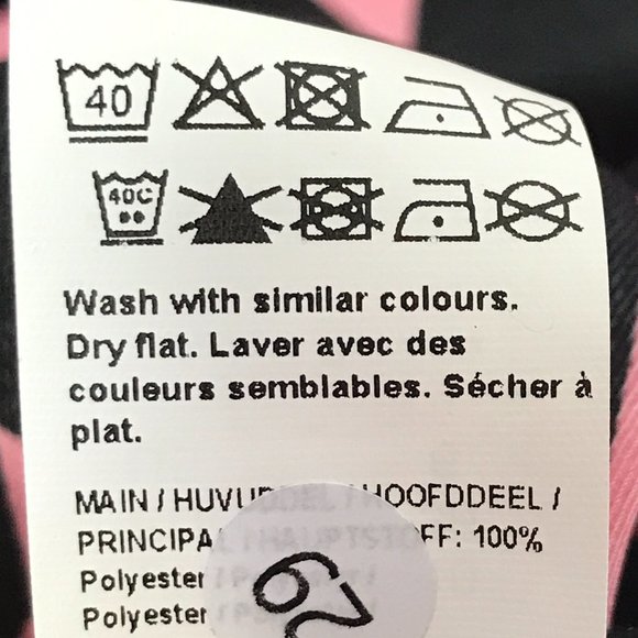 River Island Ladies Mini Dogtooth Check Swing Dress Size 10  Pink Long Sleeve - Picture 8 of 8